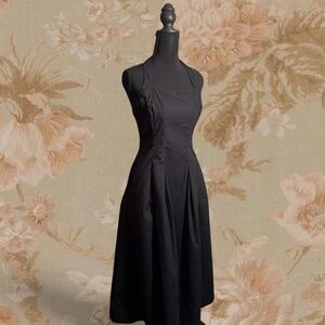 70s Vintage Inspired Halter Backless Dress